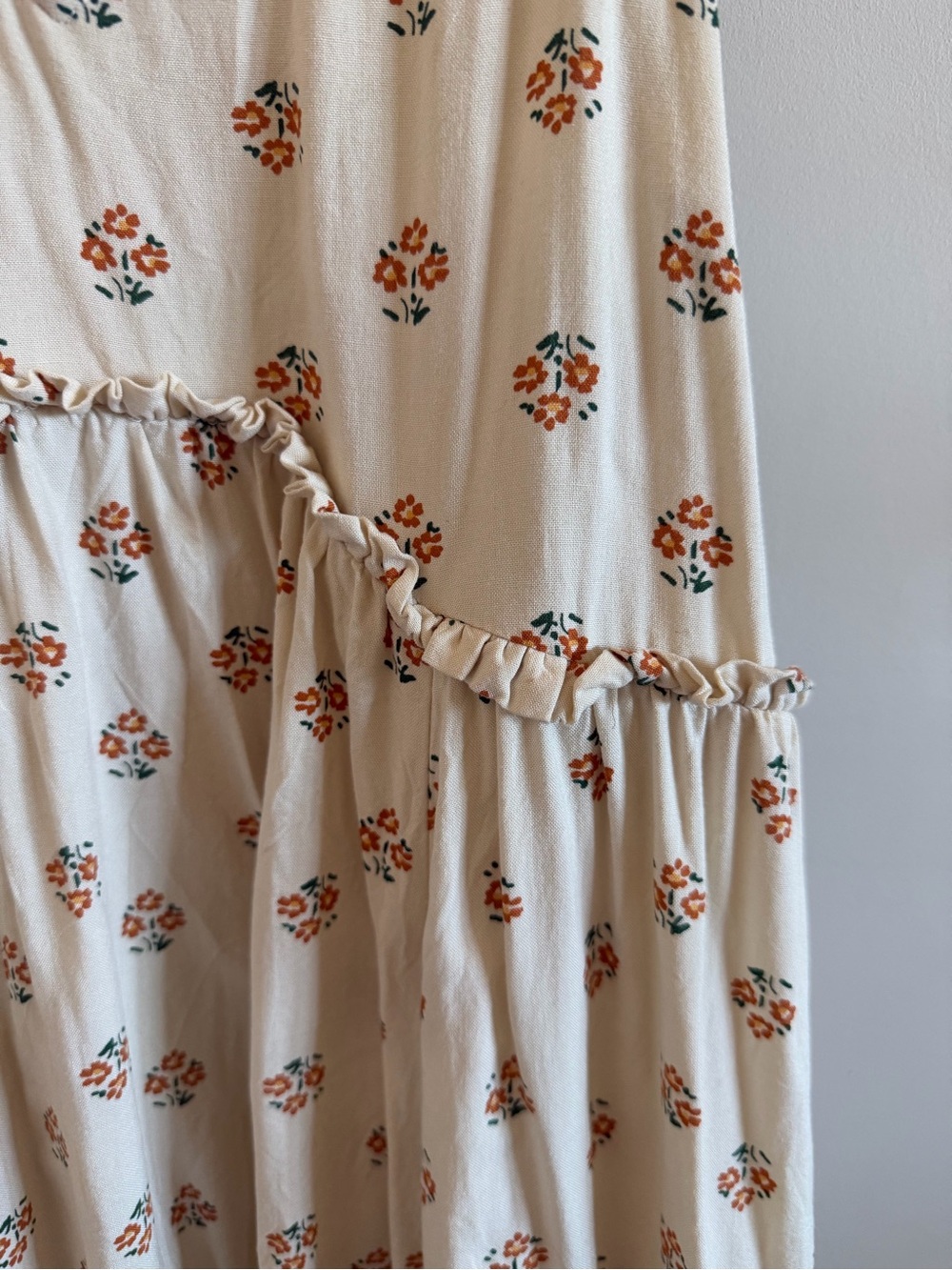 Patrons of Peace Cream Floral Tie-Shoulder Mini Dress - Picture 4 of 10